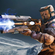 A Destiny 2 Guardian fires Divinity on the moon back when it was at its most powerful.